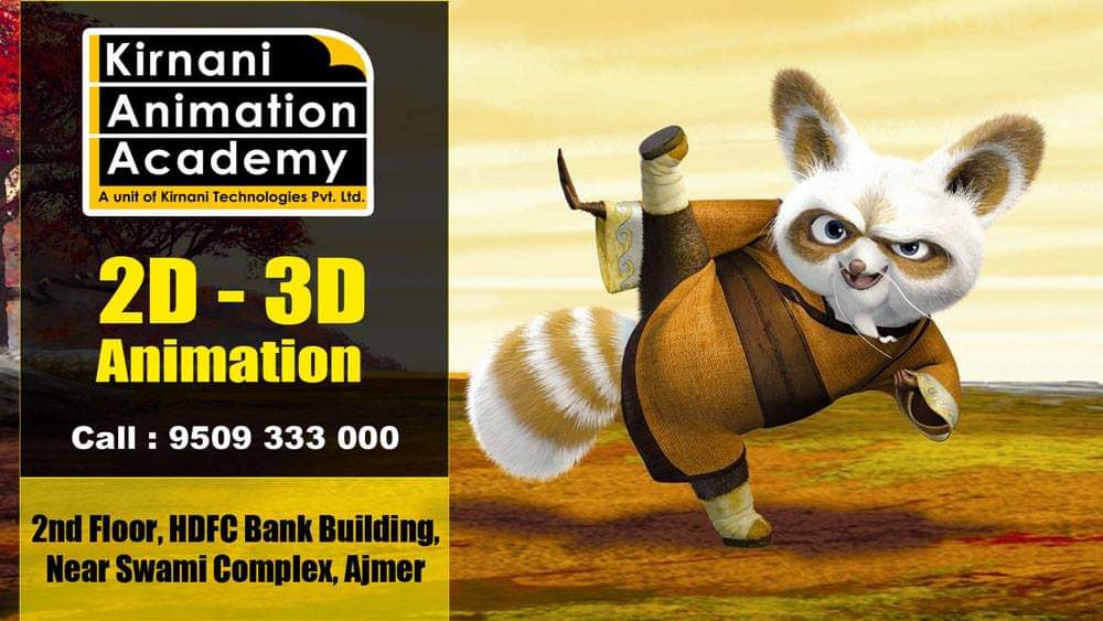 Animation

Contact
Join Kirnani Technologies and Feel the World of Creativity.

 2nd Floor, HDFC Bank Building, Near Swami Complex, Opp. Mango Masala, AJMER (Raj.)
 09509333000, 01452420404
 info@mykt.in